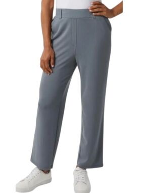 32 Degrees Cool Womens Stretch Twill Pull On Straight Leg Ankle Pants Small